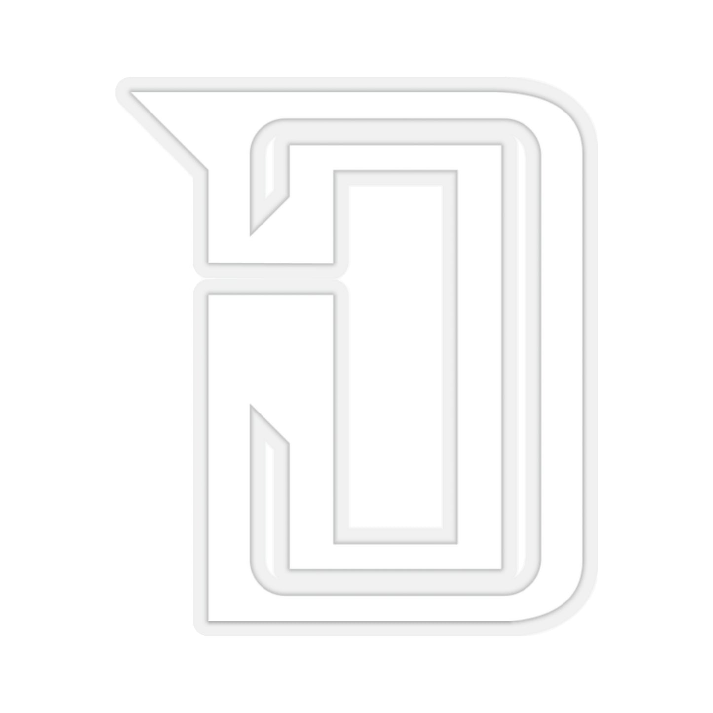 DomCity Logo Stickers (White)